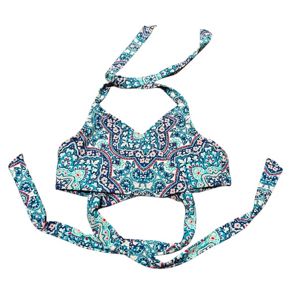 Athleta Blue and Green Patterned Bikini - Picture 2 of 13